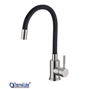 Sink Mixer Black Silicone Hose SSF-7 BLK