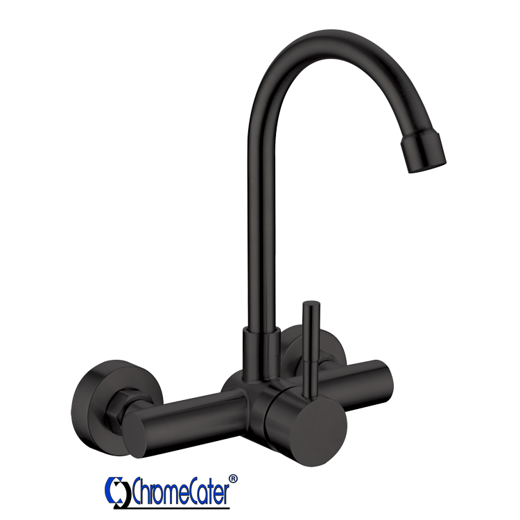 Black high top round Mixer Tap Model MBF-31